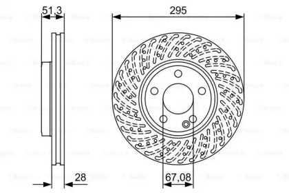 Тормозной диск BOSCH 0 986 479 A02