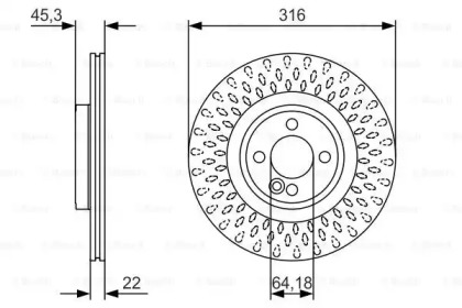 Тормозной диск BOSCH 0 986 479 A07