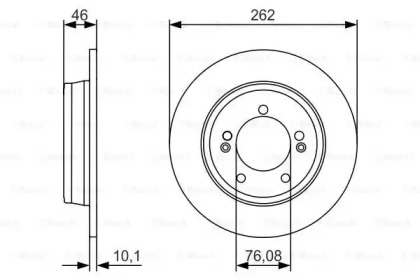 Тормозной диск BOSCH 0 986 479 A16