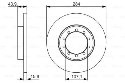 Тормозной диск BOSCH 0 986 479 A34