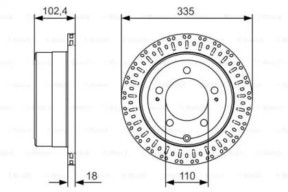 Тормозной диск BOSCH 0 986 479 A61