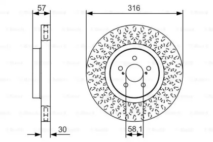 Тормозной диск BOSCH 0 986 479 A81