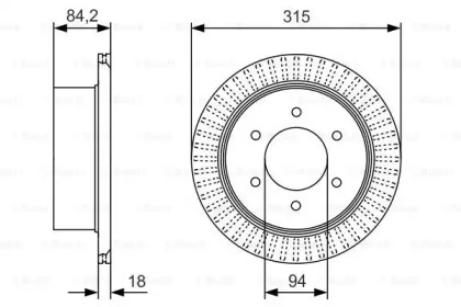 Тормозной диск BOSCH 0 986 479 C32