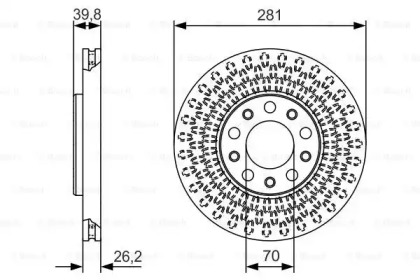 Тормозной диск BOSCH 0 986 479 C42