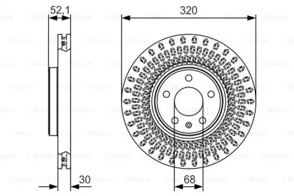 Тормозной диск BOSCH 0 986 479 C49