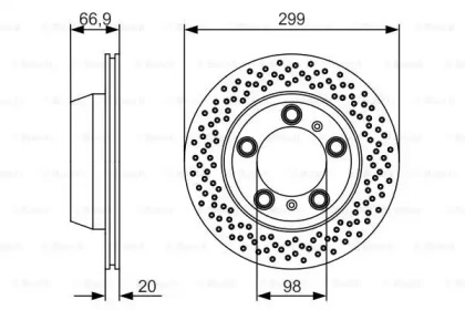 Тормозной диск BOSCH 0 986 479 R11