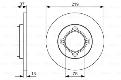 Тормозной диск BOSCH 0 986 479 R62