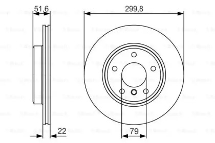 Тормозной диск BOSCH 0 986 479 S32