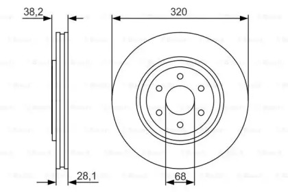 Тормозной диск BOSCH 0 986 479 S35