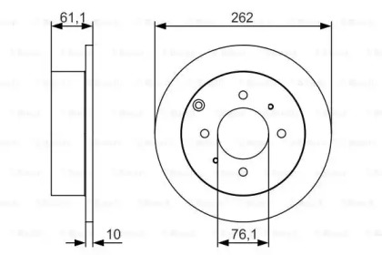 Тормозной диск BOSCH 0 986 479 S68