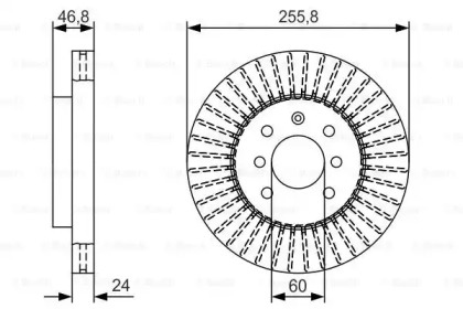 Тормозной диск BOSCH 0 986 479 T89