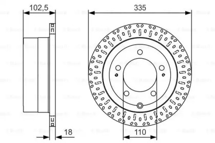 Тормозной диск BOSCH 0 986 479 U32