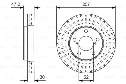 Тормозной диск BOSCH 0 986 479 U94