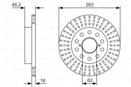 Тормозной диск BOSCH 0 986 479 V42