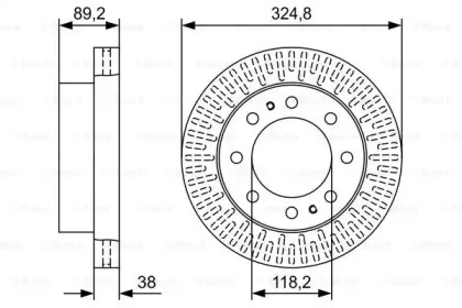 Тормозной диск BOSCH 0 986 479 W26