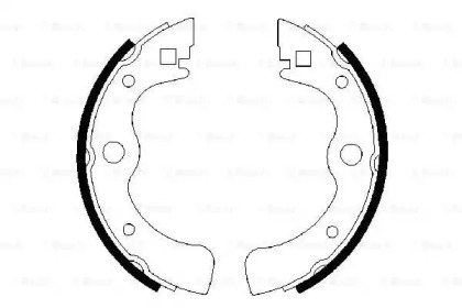 Комлект тормозных накладок BOSCH 0 986 487 049