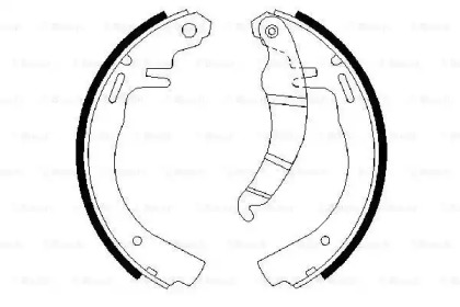 Комлект тормозных накладок BOSCH 0 986 487 069