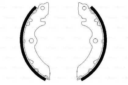 Комлект тормозных накладок BOSCH 0 986 487 345