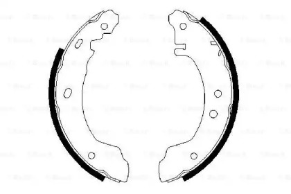 Комлект тормозных накладок BOSCH 0 986 487 372