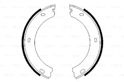 Комлект тормозных накладок BOSCH 0 986 487 649