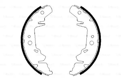 Комлект тормозных накладок BOSCH 0 986 487 659
