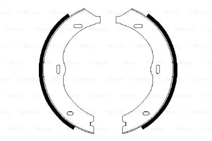 Комлект тормозных накладок BOSCH 0 986 487 718