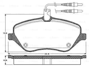 Комплект тормозных колодок BOSCH 0 986 TB2 880