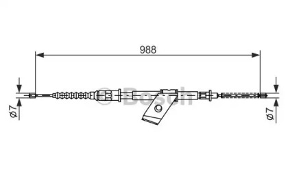 Трос BOSCH 1 987 477 106