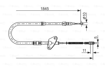 Трос BOSCH 1 987 477 119