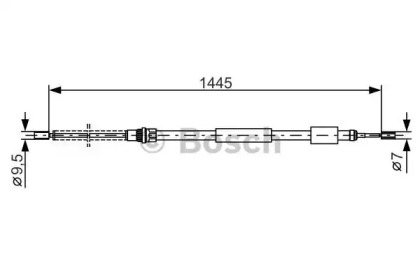 Трос BOSCH 1 987 477 151