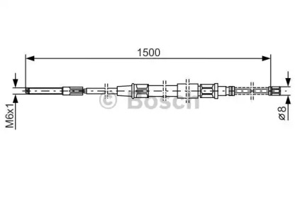 Трос BOSCH 1 987 477 168