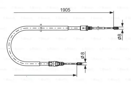 Трос BOSCH 1 987 477 237