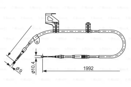 Трос BOSCH 1 987 477 244