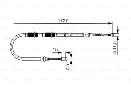 Трос BOSCH 1 987 477 259