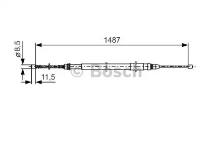 Трос BOSCH 1 987 477 280