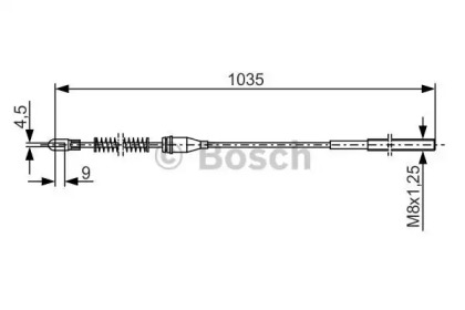 Трос BOSCH 1 987 477 307