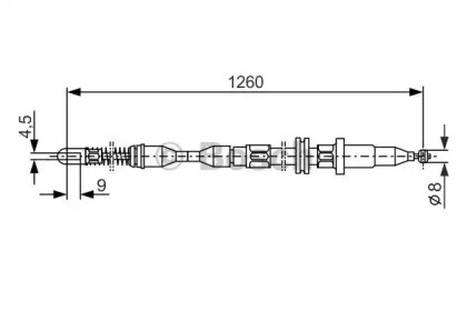 Трос BOSCH 1 987 477 308