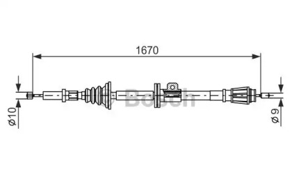 Трос BOSCH 1 987 477 357