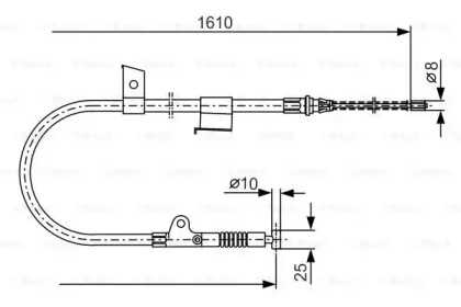 Трос BOSCH 1 987 477 399