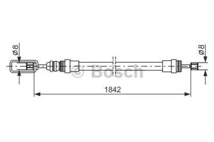 Трос BOSCH 1 987 477 422