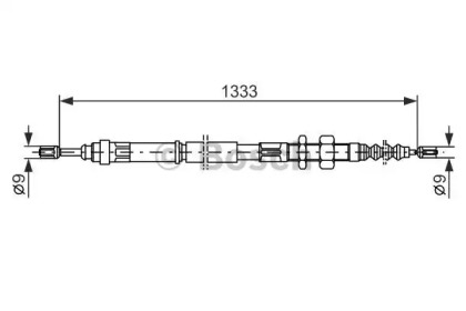 Трос BOSCH 1 987 477 440