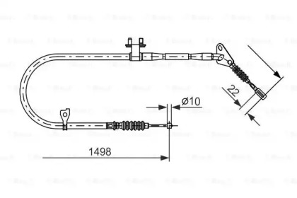 Трос BOSCH 1 987 477 494