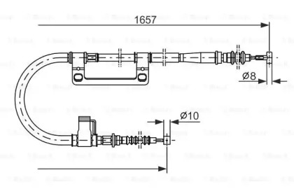 Трос BOSCH 1 987 477 502