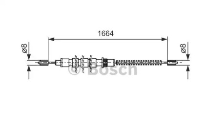 Трос BOSCH 1 987 477 518