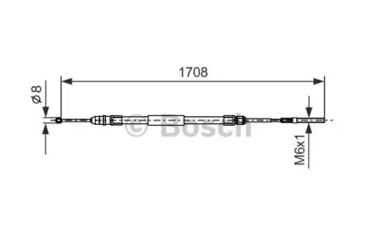 Трос BOSCH 1 987 477 531