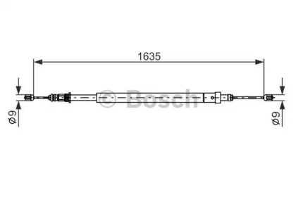 Трос BOSCH 1 987 477 582