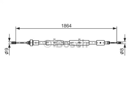 Трос BOSCH 1 987 477 591