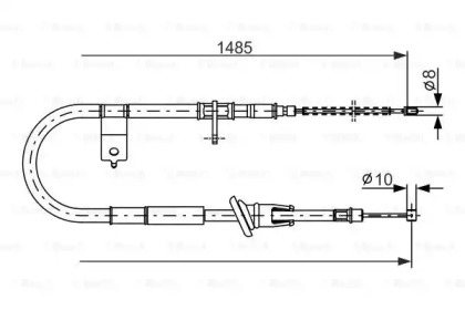 Трос BOSCH 1 987 477 612