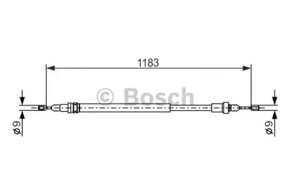 Трос BOSCH 1 987 477 638