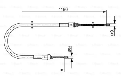 Трос BOSCH 1 987 477 650